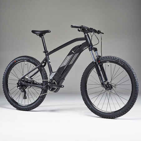 Elektrinis „hardtail“ kalnų dviratis „E-ST 500“, 27,5 col ratai, juodas