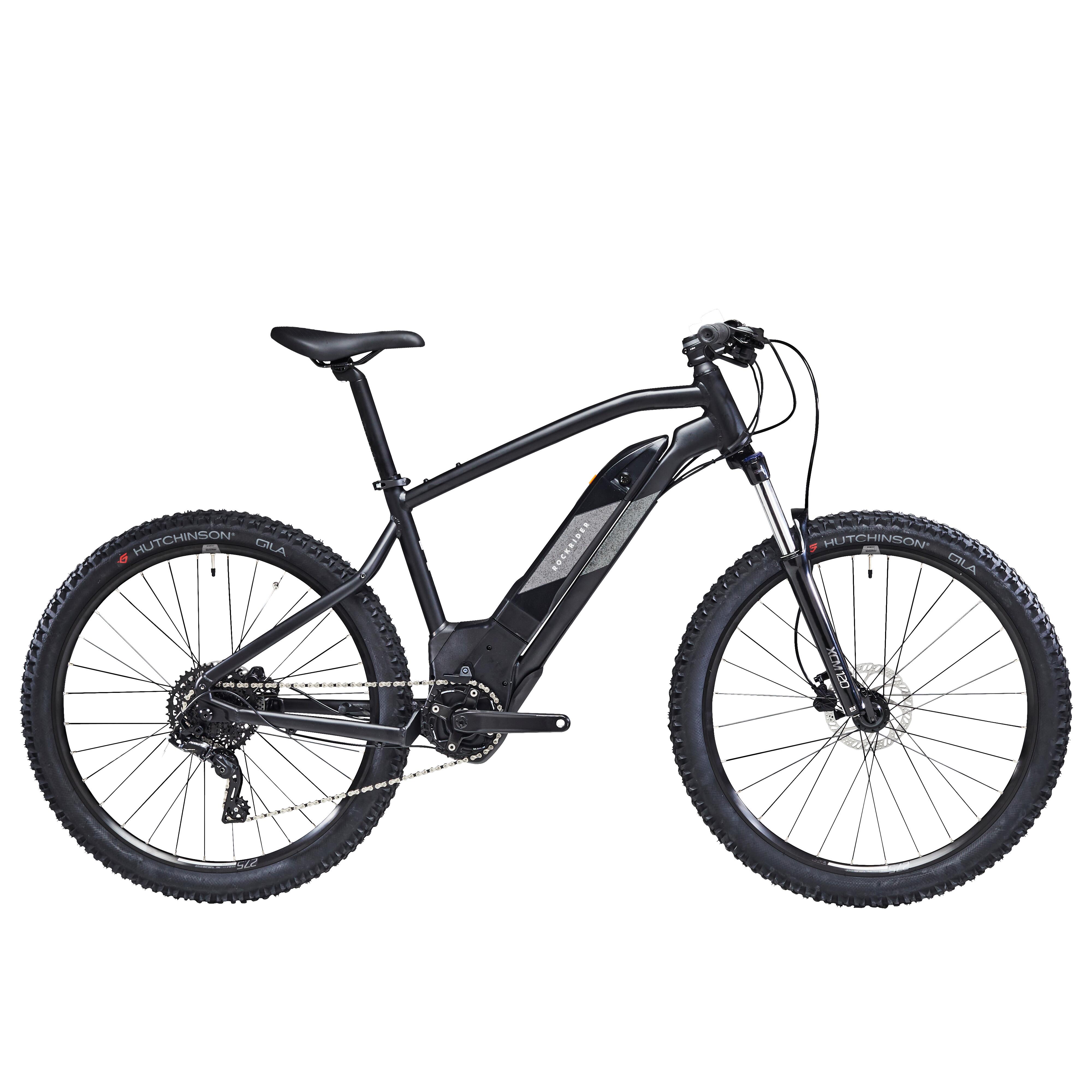 Bicicletă electrică MTB E-ST500 27,5″ Negru decathlon.ro Biciclete