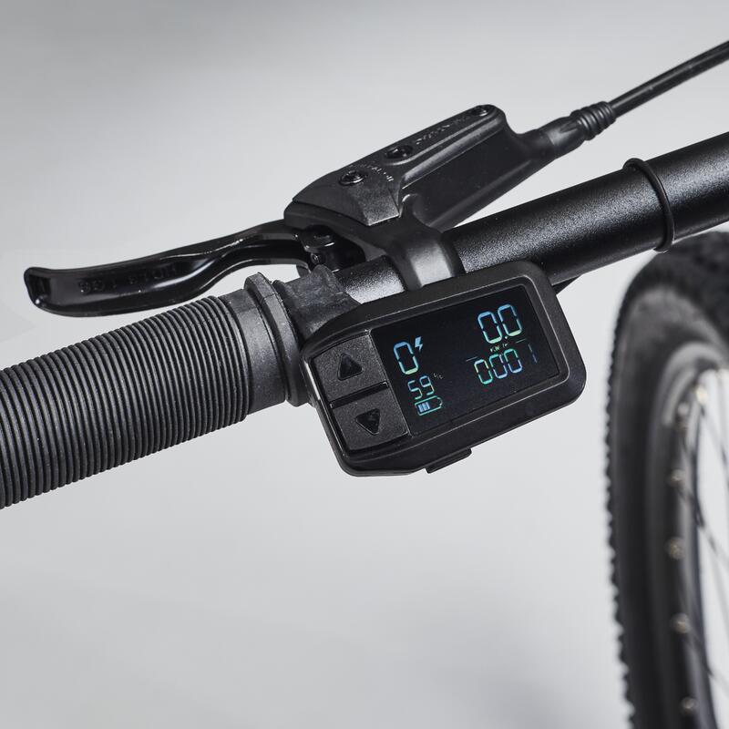 Bici Mtb elettrica a pedalata assistita E-ST 500 nera 27,5"- Motore centrale
