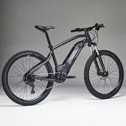 Vélo VTT électrique semi-rigide 27,5" - E-ST 500 NOIR ROCKRIDER | Decathlon