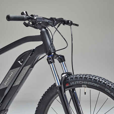 Elektrinis „hardtail“ kalnų dviratis „E-ST 500“, 27,5 col ratai, juodas