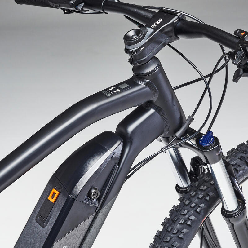 Bici elettrica a pedalata assistita Mtb E-ST 500 nera 27,5"- Motore centrale