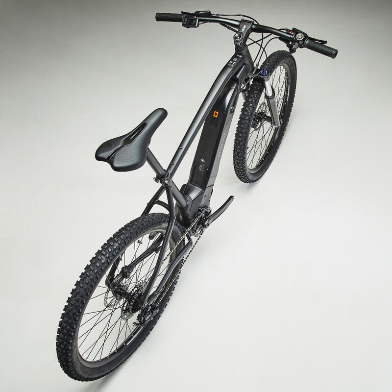 Bicicleta eléctrica de montaña 27,5" Ebike Rockrider E-ST 500 negro