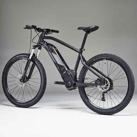 27.5" Electric Mountain Bike E-ST 500 - Mid-Drive Motor - Black