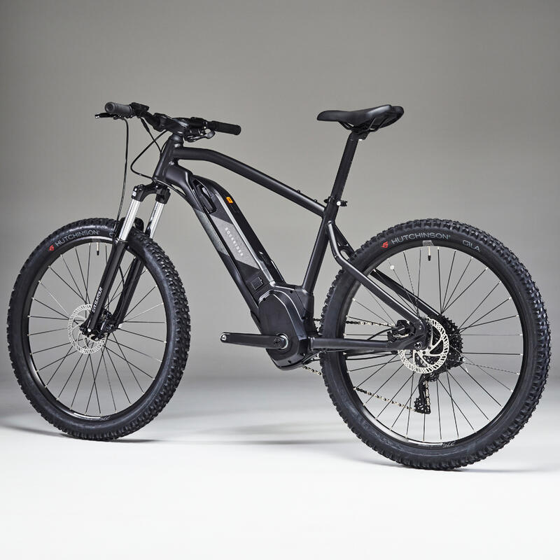 Bici elettrica a pedalata assistita Mtb E-ST 500 nera 27,5"- Motore centrale