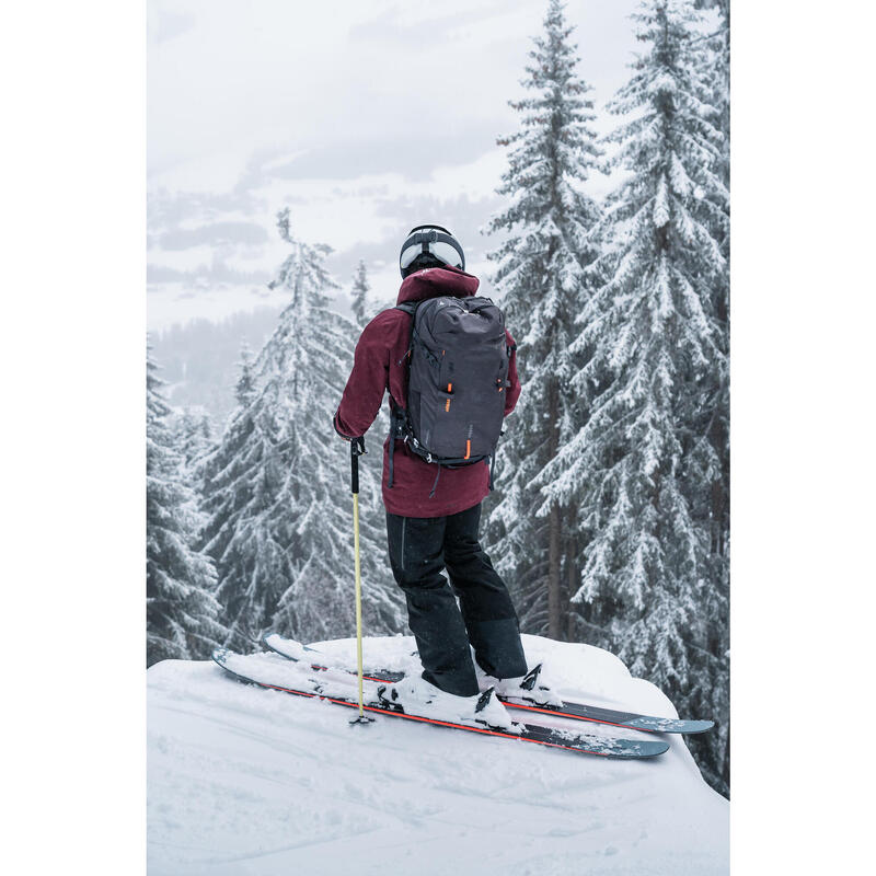 Pantalon de ski confortable et ventilé homme, FR100 noir
