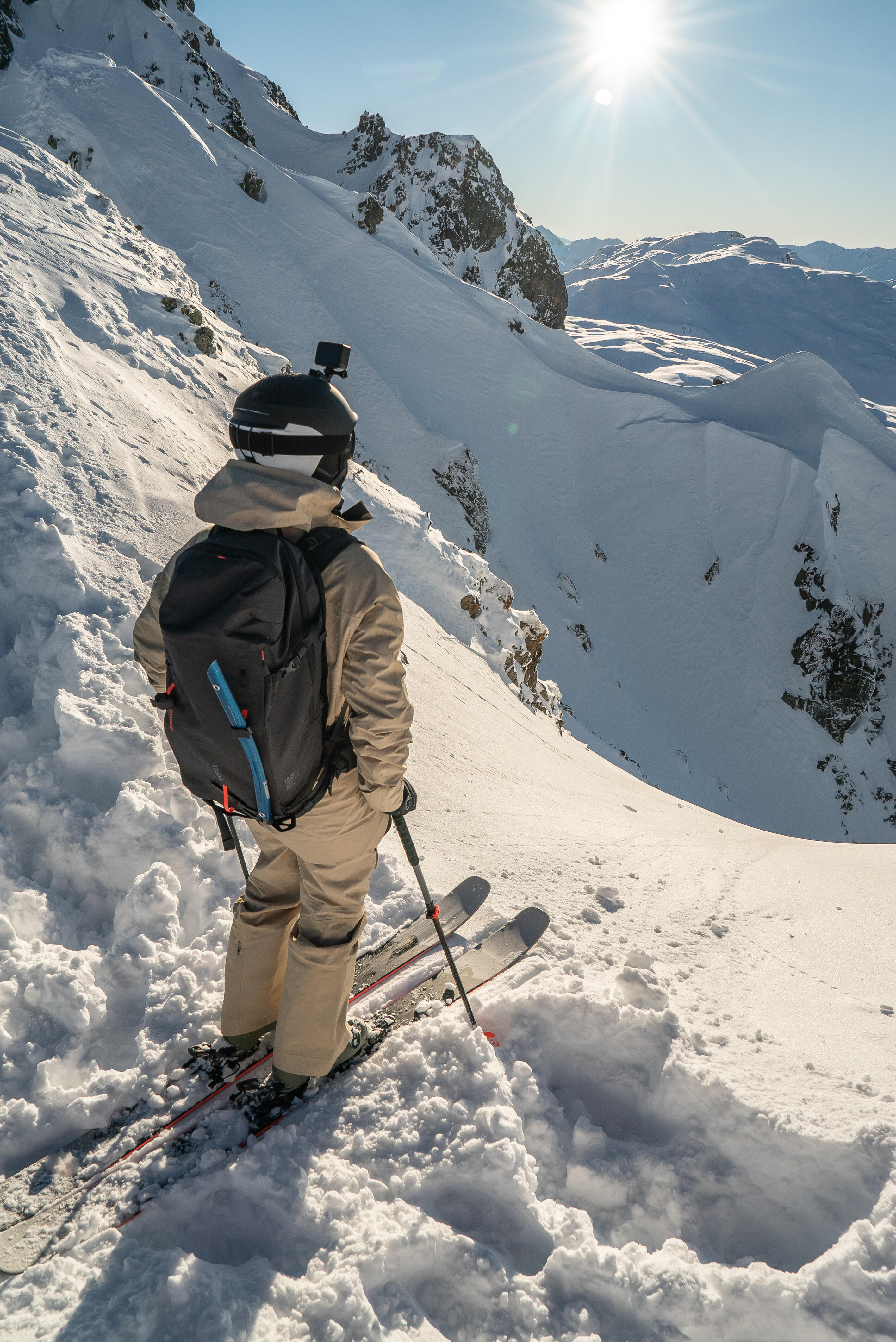 Pantalon de ski homme – FR 900 beige - WEDZE