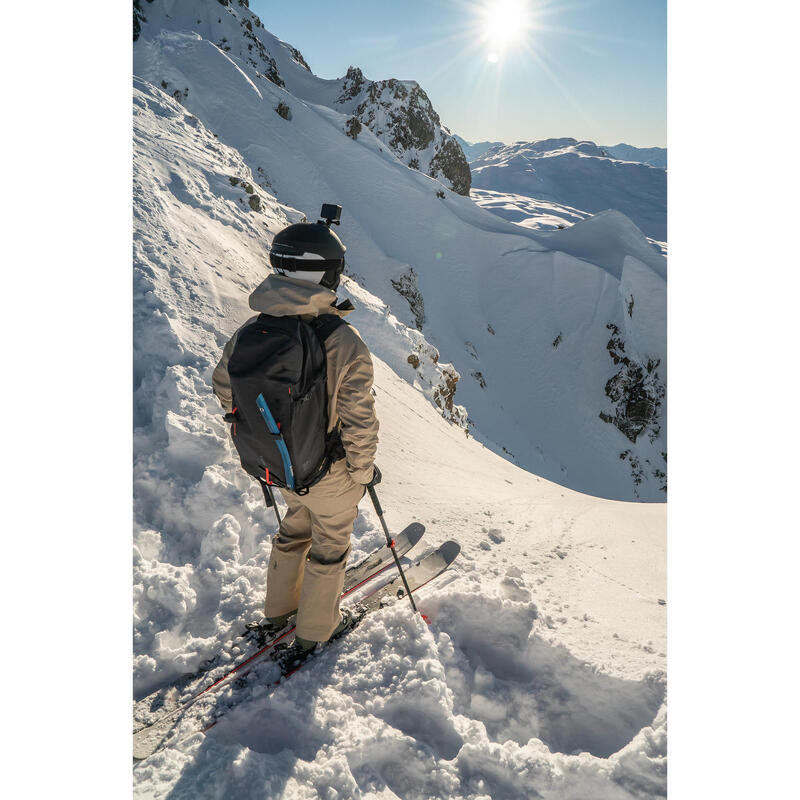 Pánské lyžařské kalhoty s laclem na freeride 900