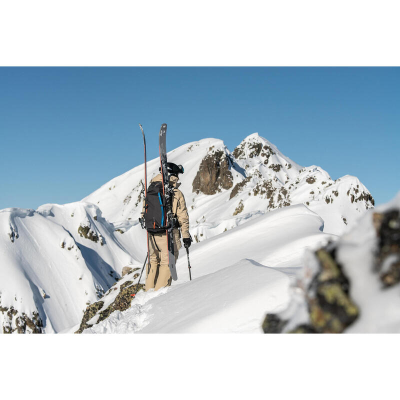 Veste de ski imperméable et respirante homme, FR 900 beige