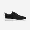 PW160 Men Slip-On Walking Shoes- Light 220g, 80% EVA Sole for Flexibility Black