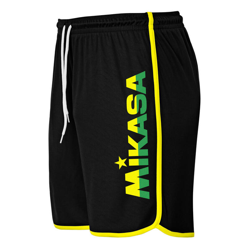 Pantaloncini beach volley Mikasa nero-giallo 22