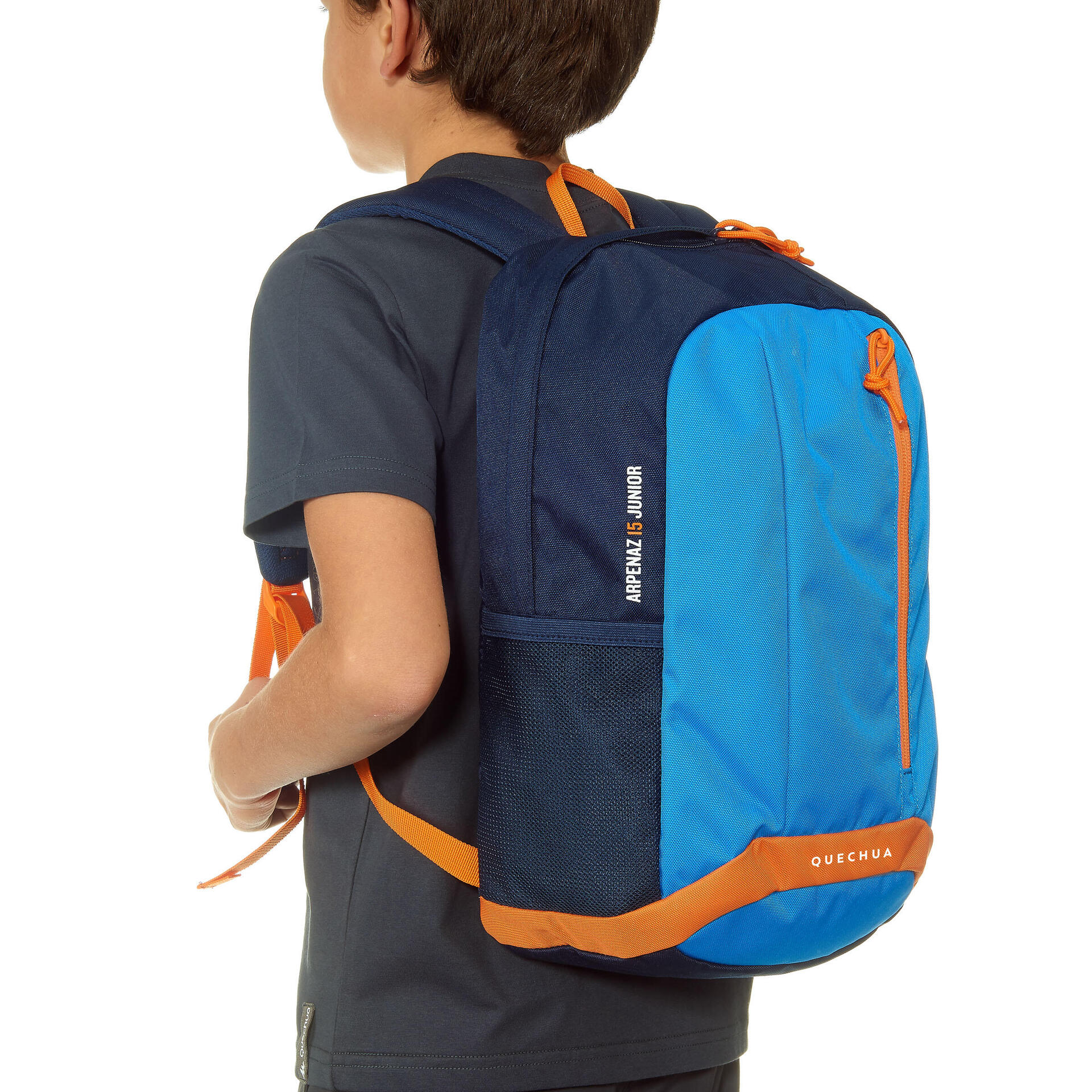 15L Kid's Hiking Backpack MH300 Blue
