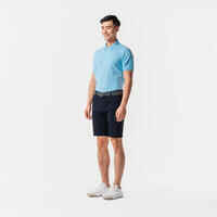 Men's golf cotton short-sleeved polo shirt - MW500 Sky blue