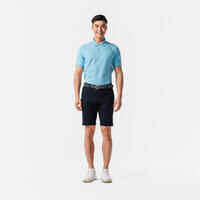 Men's golf cotton short-sleeved polo shirt - MW500 Sky blue