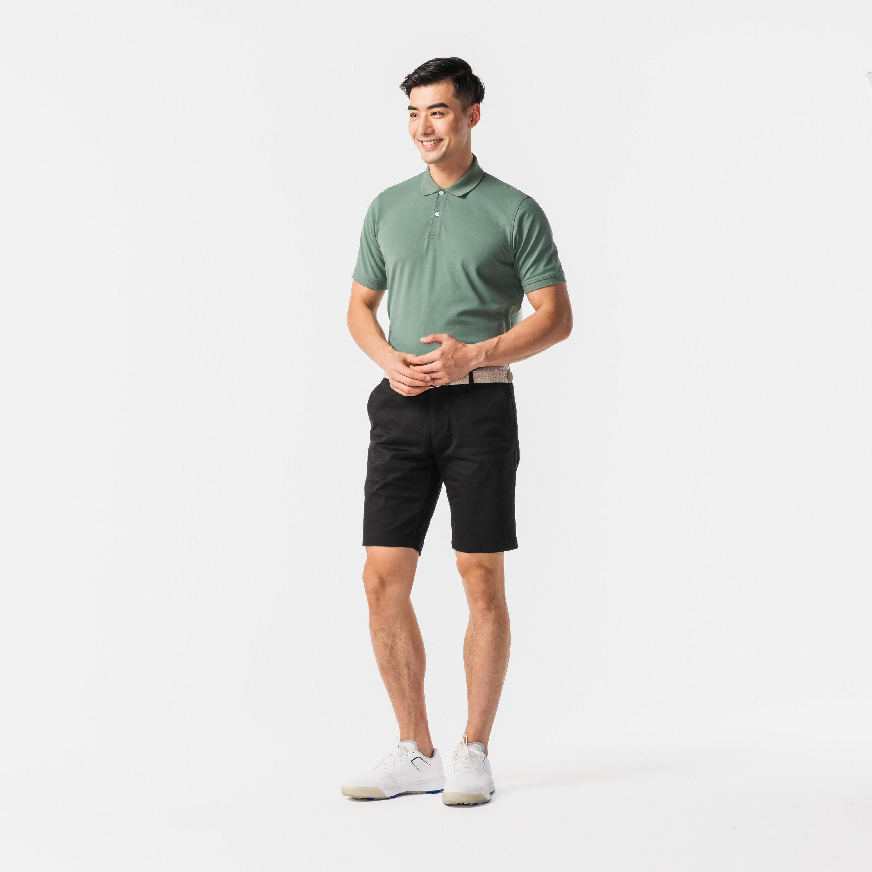 Polo golf uomo MW 500 verde 24/48