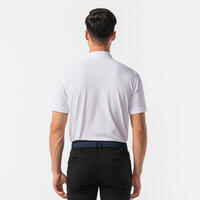 Men’s golf cotton short-sleeved polo shirt - MW500 White