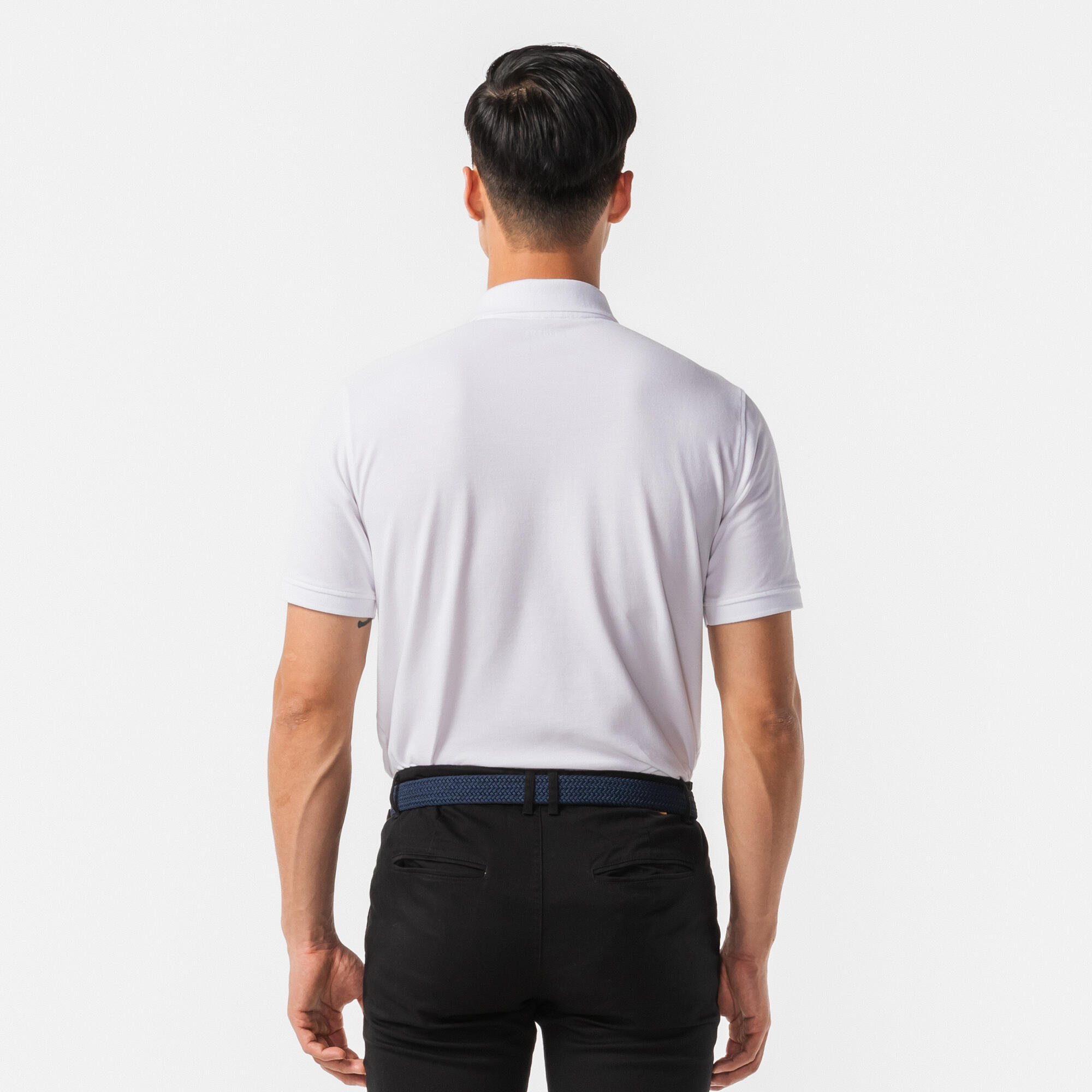 Polo golf uomo MW 500 bianca 22/66