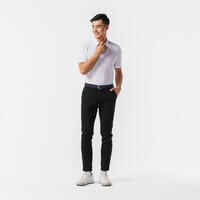 Men’s golf cotton short-sleeved polo shirt - MW500 White
