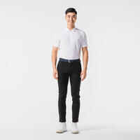 Men’s golf cotton short-sleeved polo shirt - MW500 White