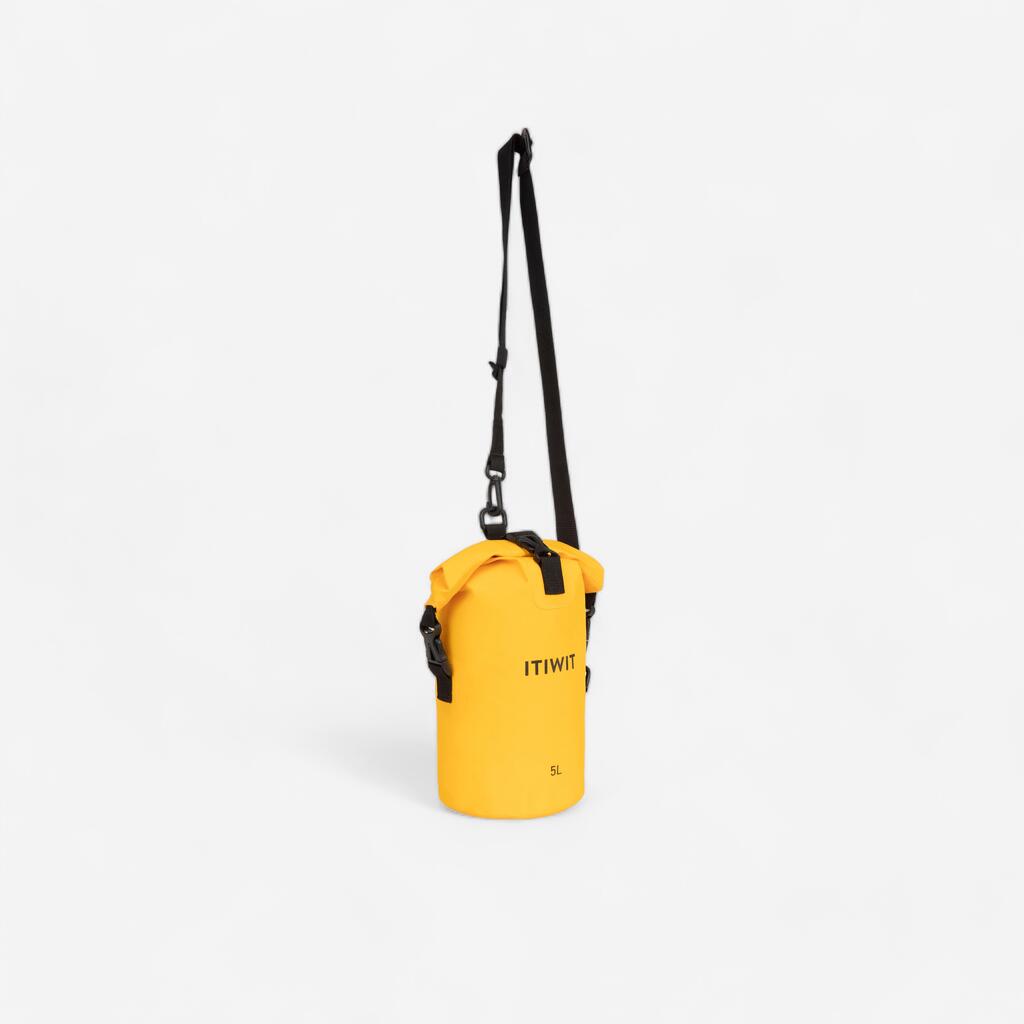 WATERPROOF DRY BAG 5L - YELLOW