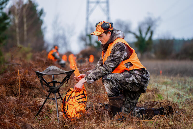 Trójnóg obrotowy Solognac 500 camo treemetic