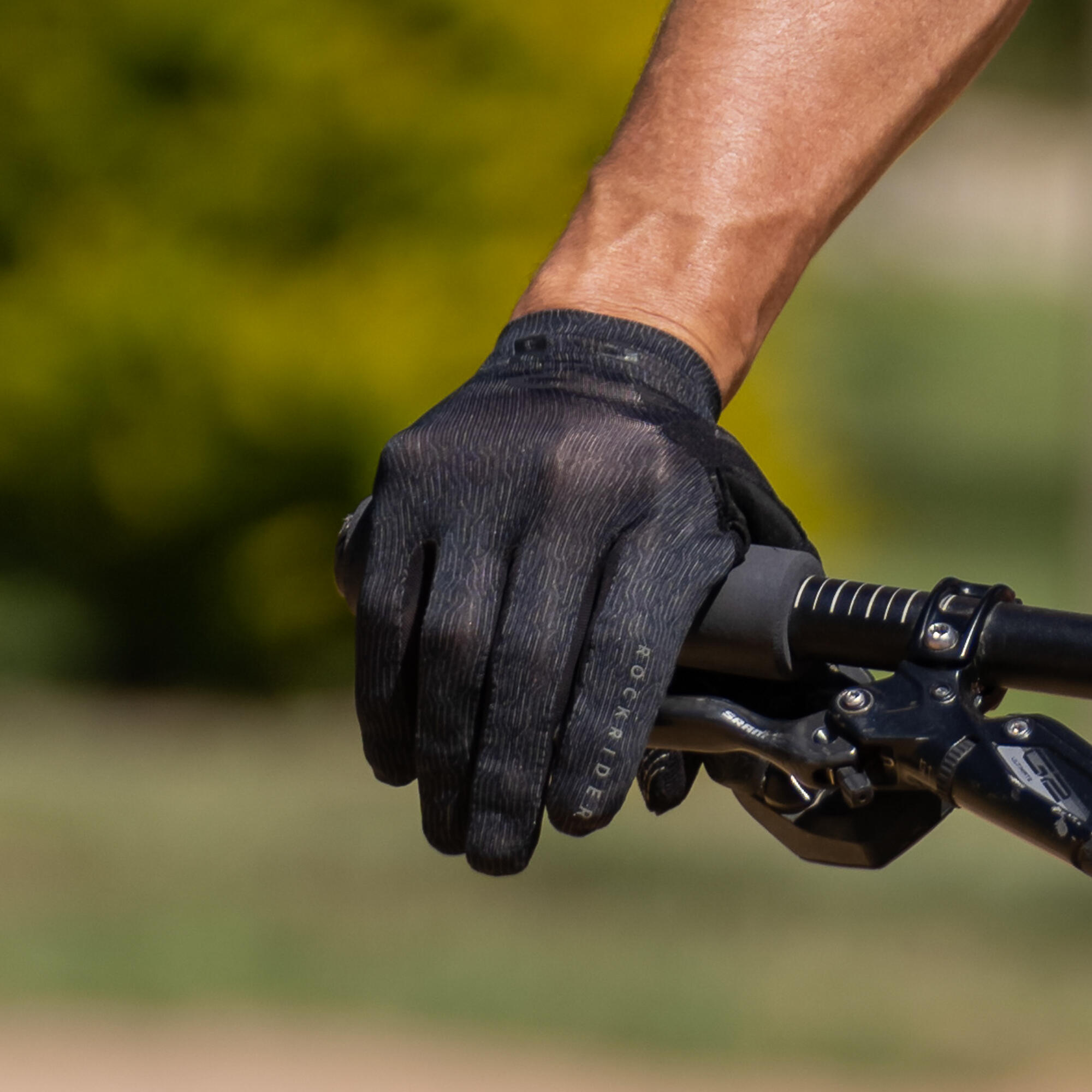 Guantes ciclismo MTB Race Negro Antideslizantes 18/21