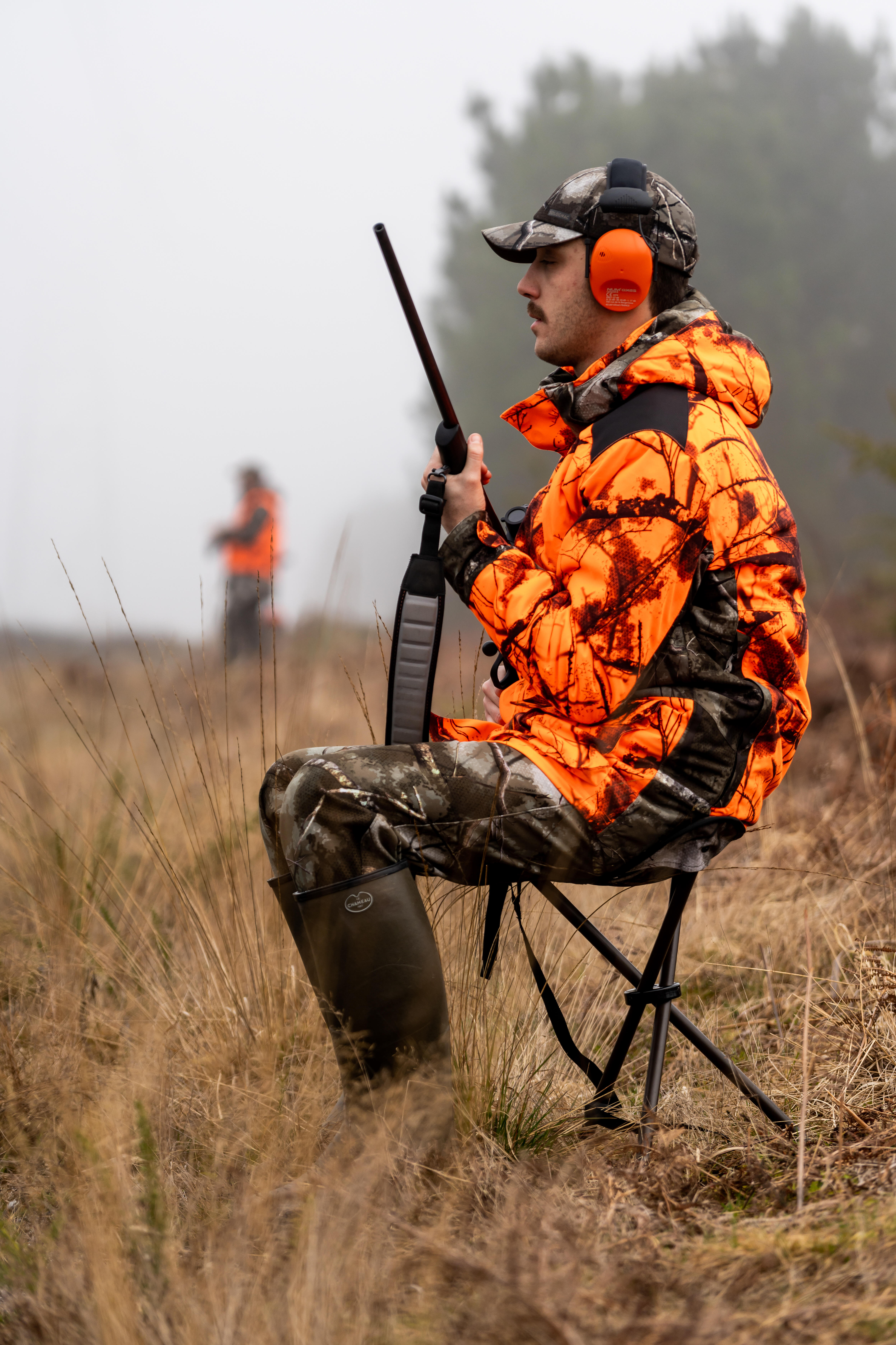 Hunting Warm Silent Pants - Treemetic 100 - Camouflage - Solognac