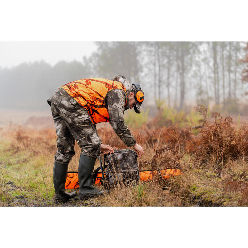 Pantalón De Caza Hombre Solognac 100 Camuflaje Treemetic Impermeable Cálido