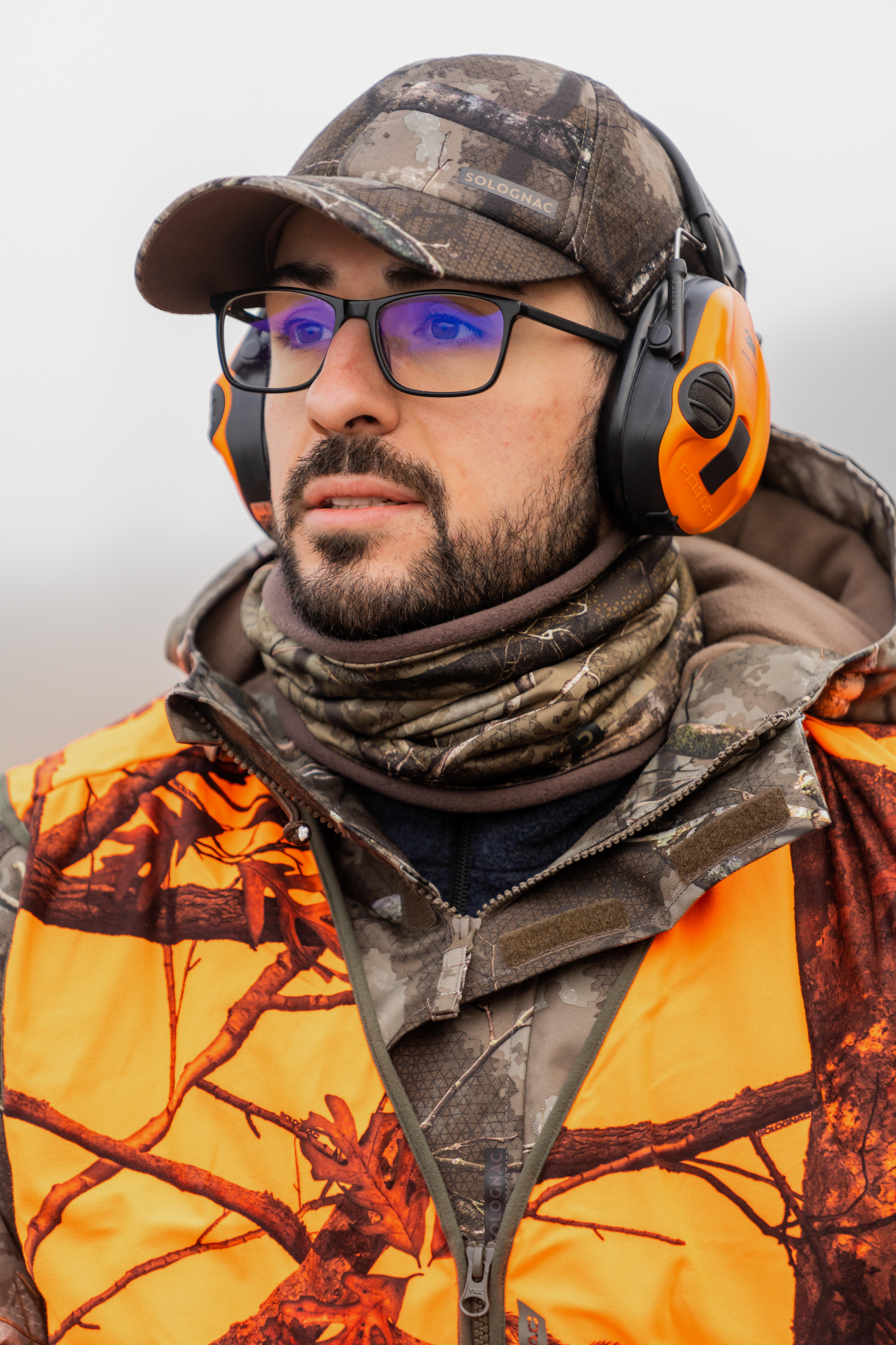 Hunting Warm and Silent Neck Warmer - Treemetic - SOLOGNAC