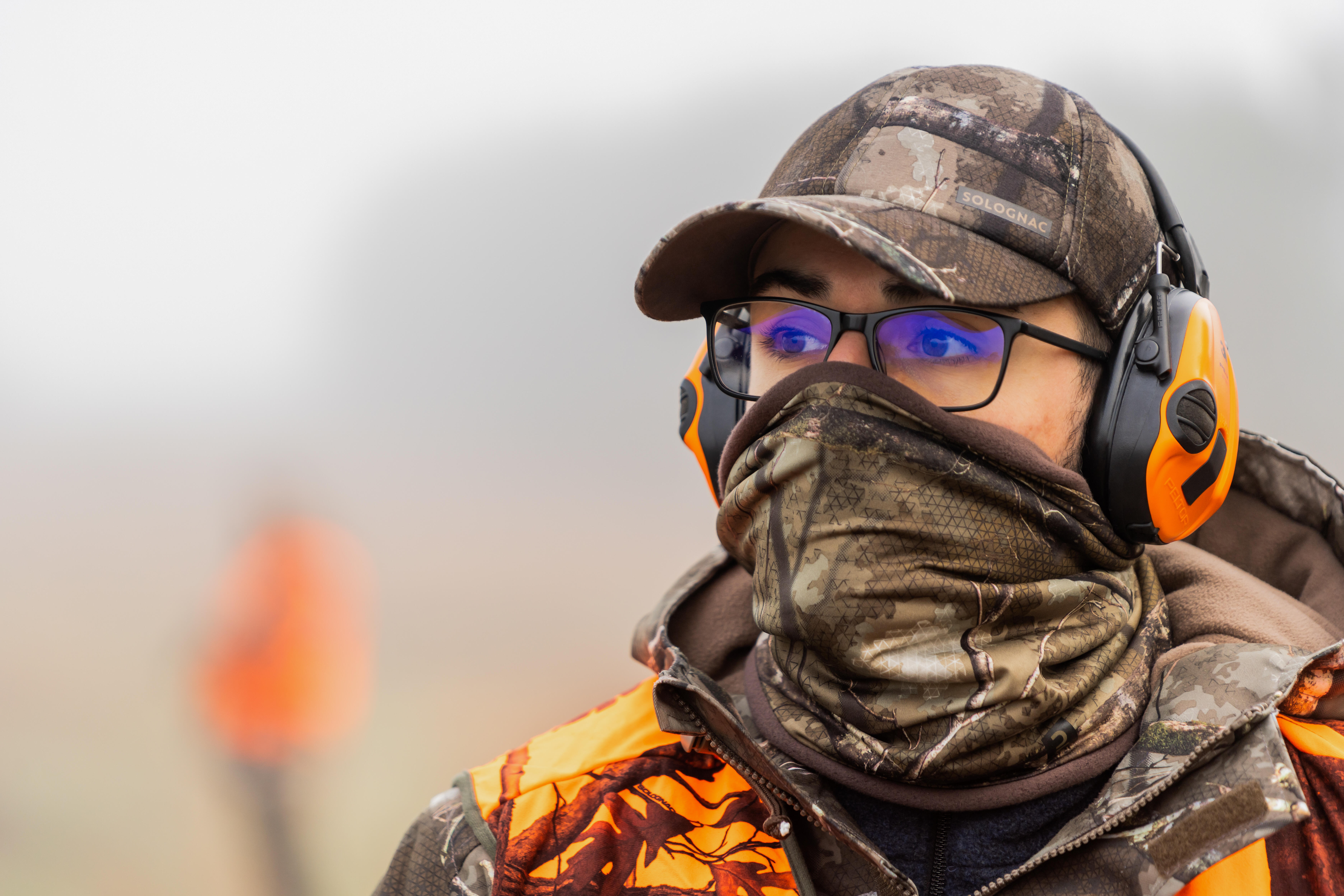 Hunting Warm and Silent Neck Warmer - Treemetic - SOLOGNAC