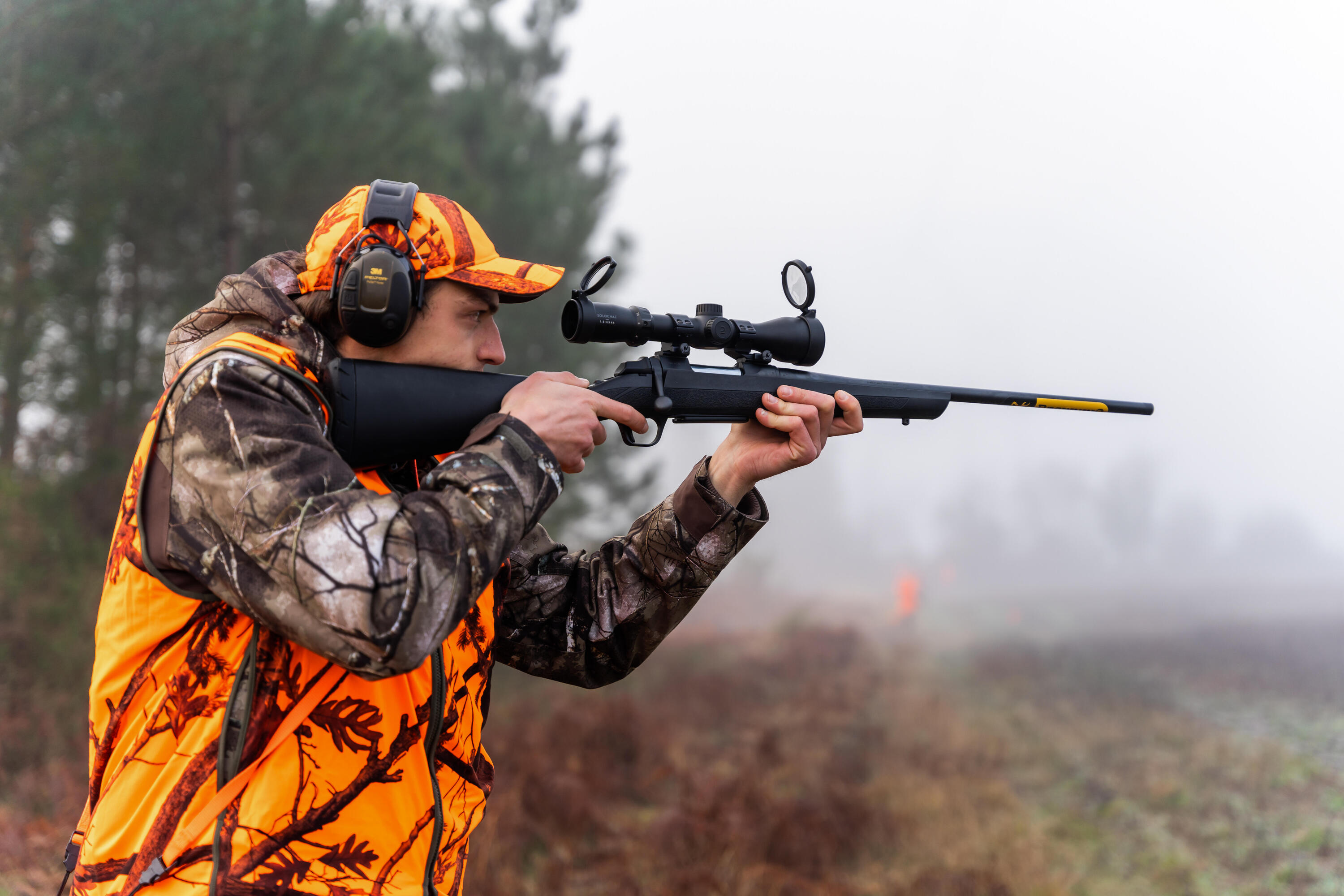 Peltor SportTac Aktiver Gehörschutz orange/grün  7/8
