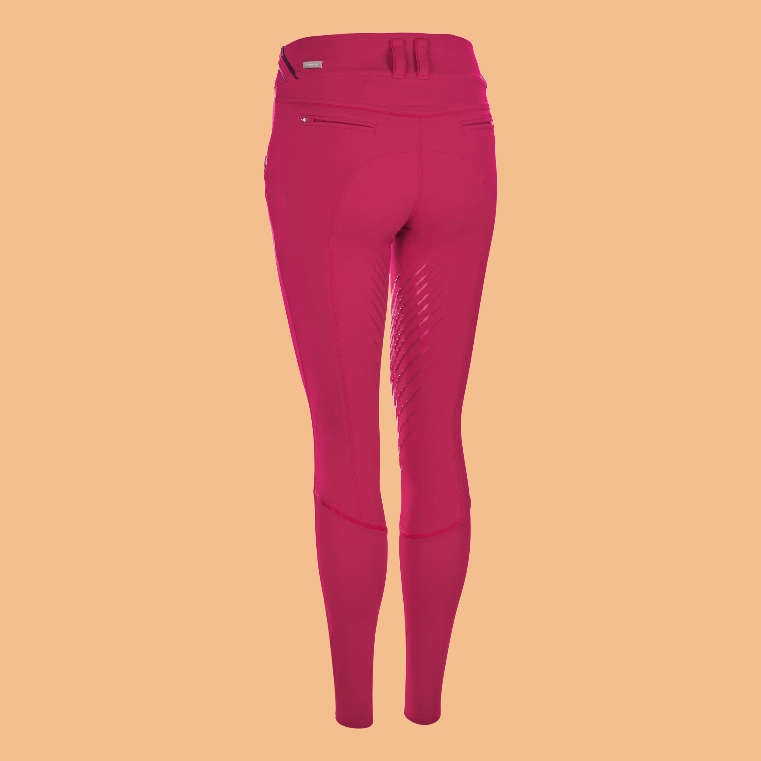 Women's Horse Riding Jodhpurs Classic Grip 900 - Cardinal Pink 11/11