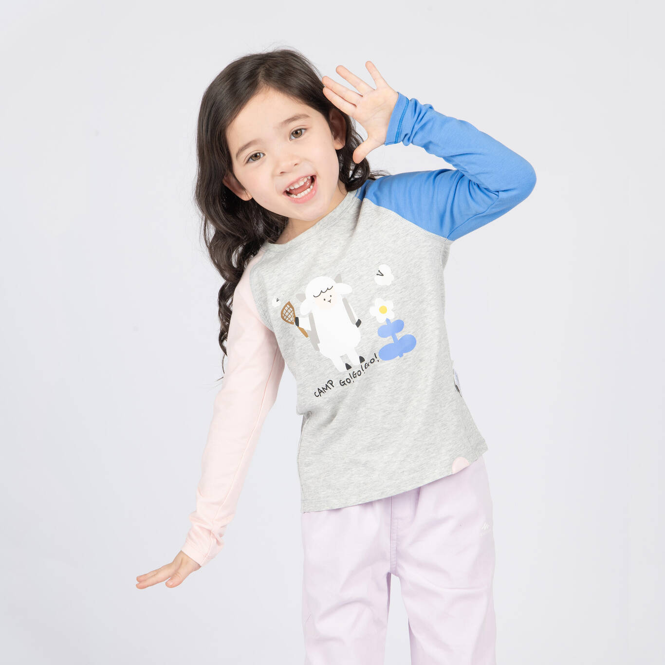 GIRLS’ LS T-SHIRT MH150 KID GIRLS’ LS T-SHIRT MH150 KID