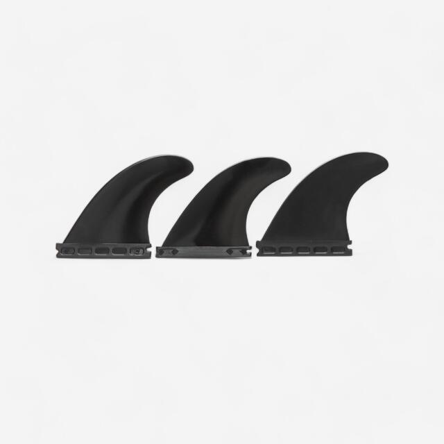 Finnen Surfboard 3 Stück Futures-Finnenbox Surf System schwarz
