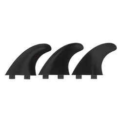 3 black fins compatible with FCS casings.