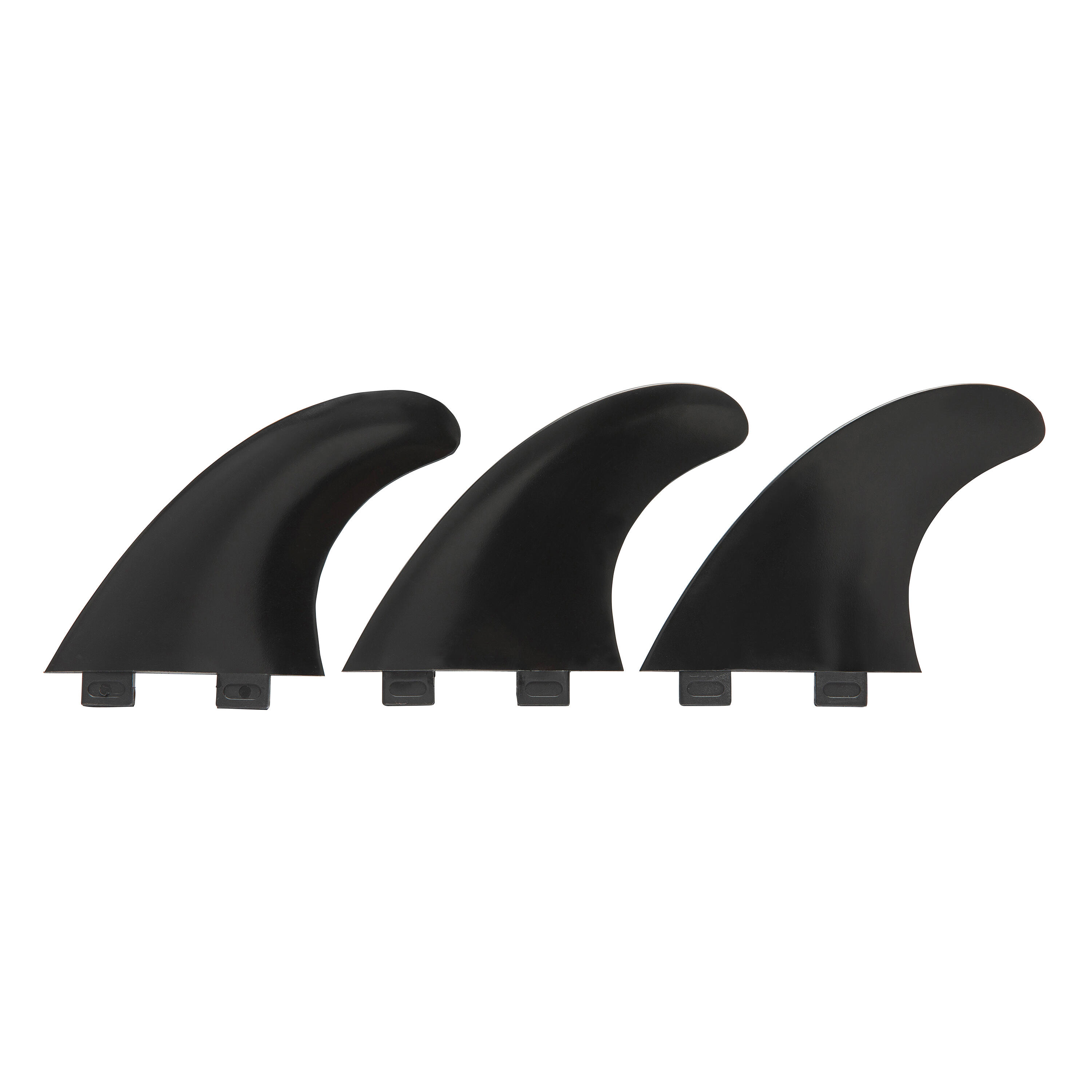 3 black fins compatible with FCS casings. 1/5