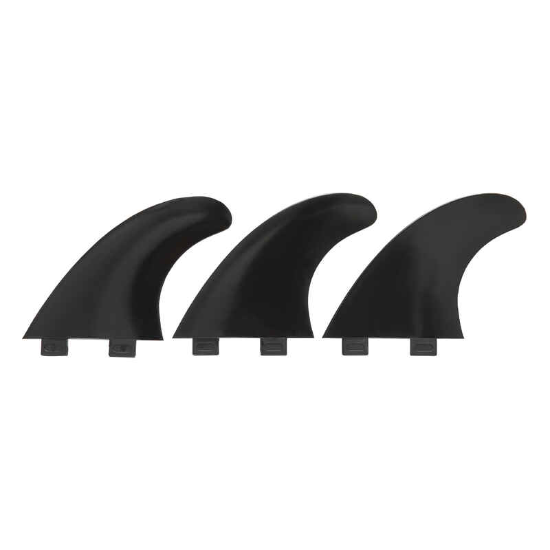 Finnen Surfboard 3 Stück FCS Surf System schwarz