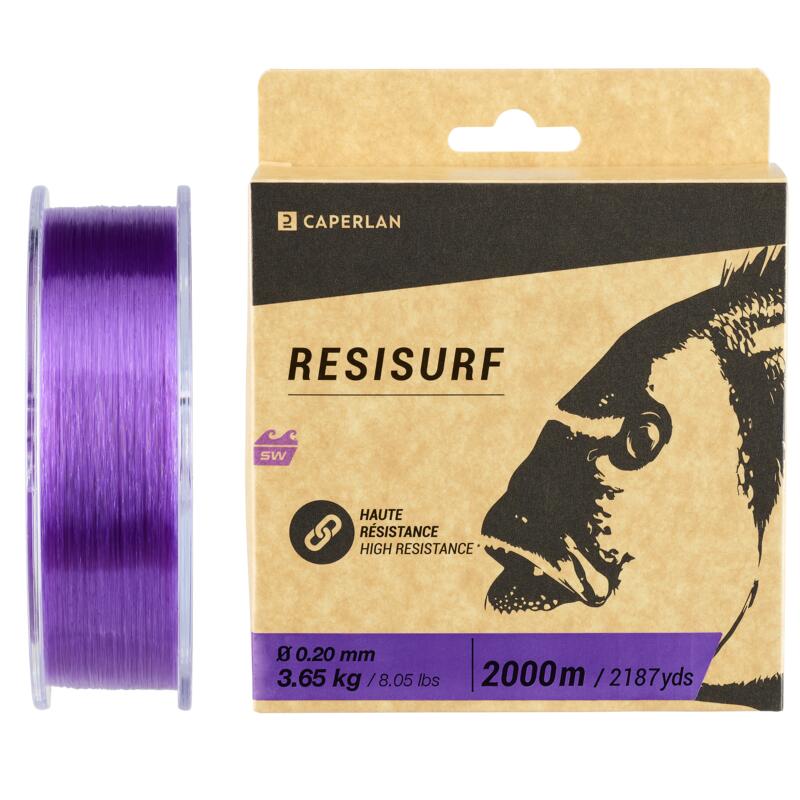 Vislijn voor surfcasting Resisurf paars