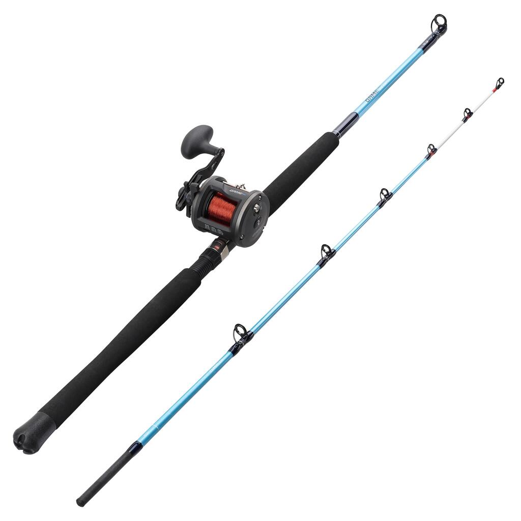 Trailing and sea fishing combo, COMBO GAME-100 190 10/12 LBS