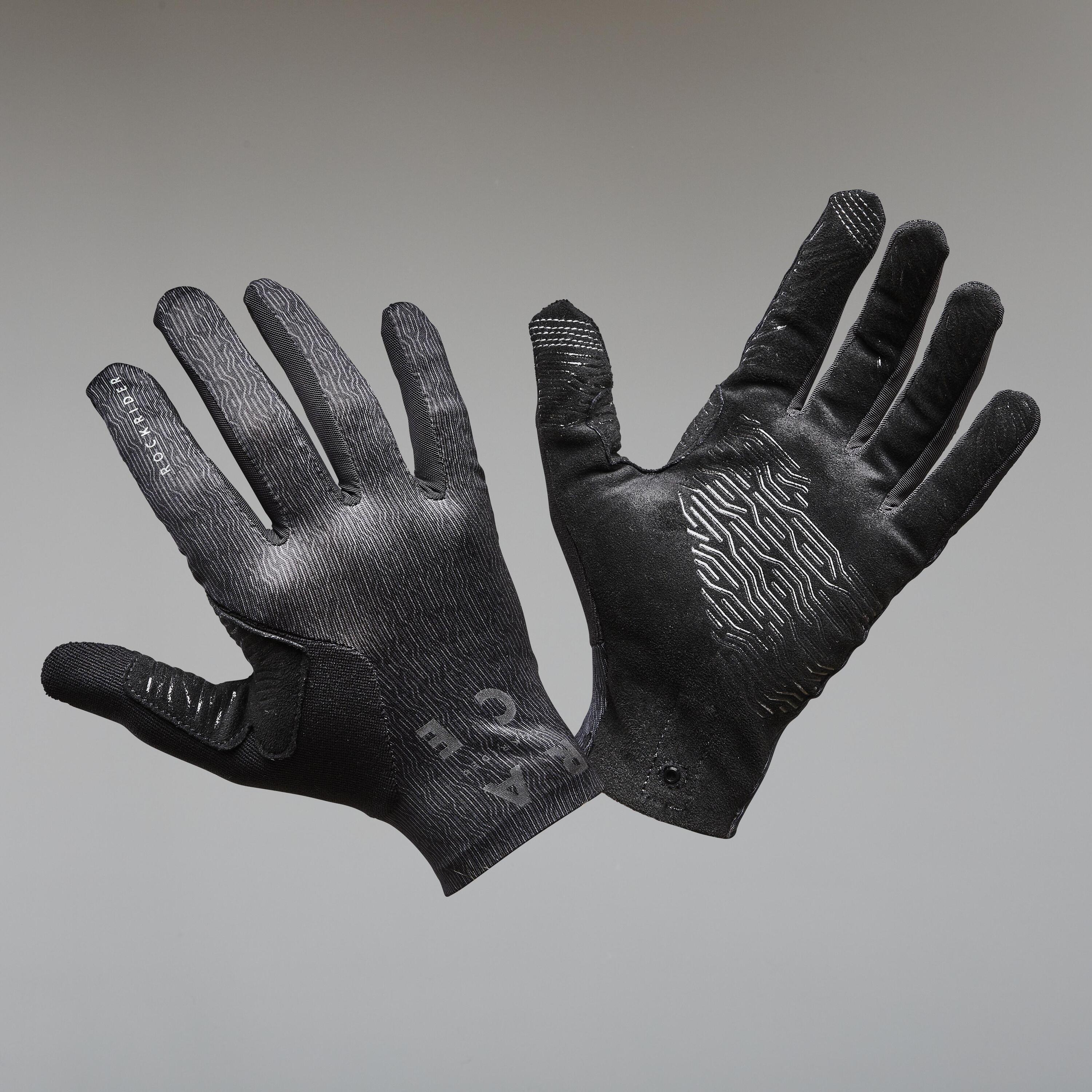 Guantes ciclismo MTB Race Negro Antideslizantes 11/21