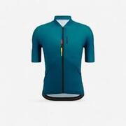Maglia Ciclismo Uomo Santini Teal Blu UCI Rainbow