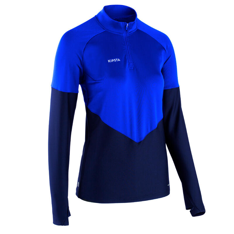 VOETBALSWEATER VOOR DAMES VIRALTO BLAUW