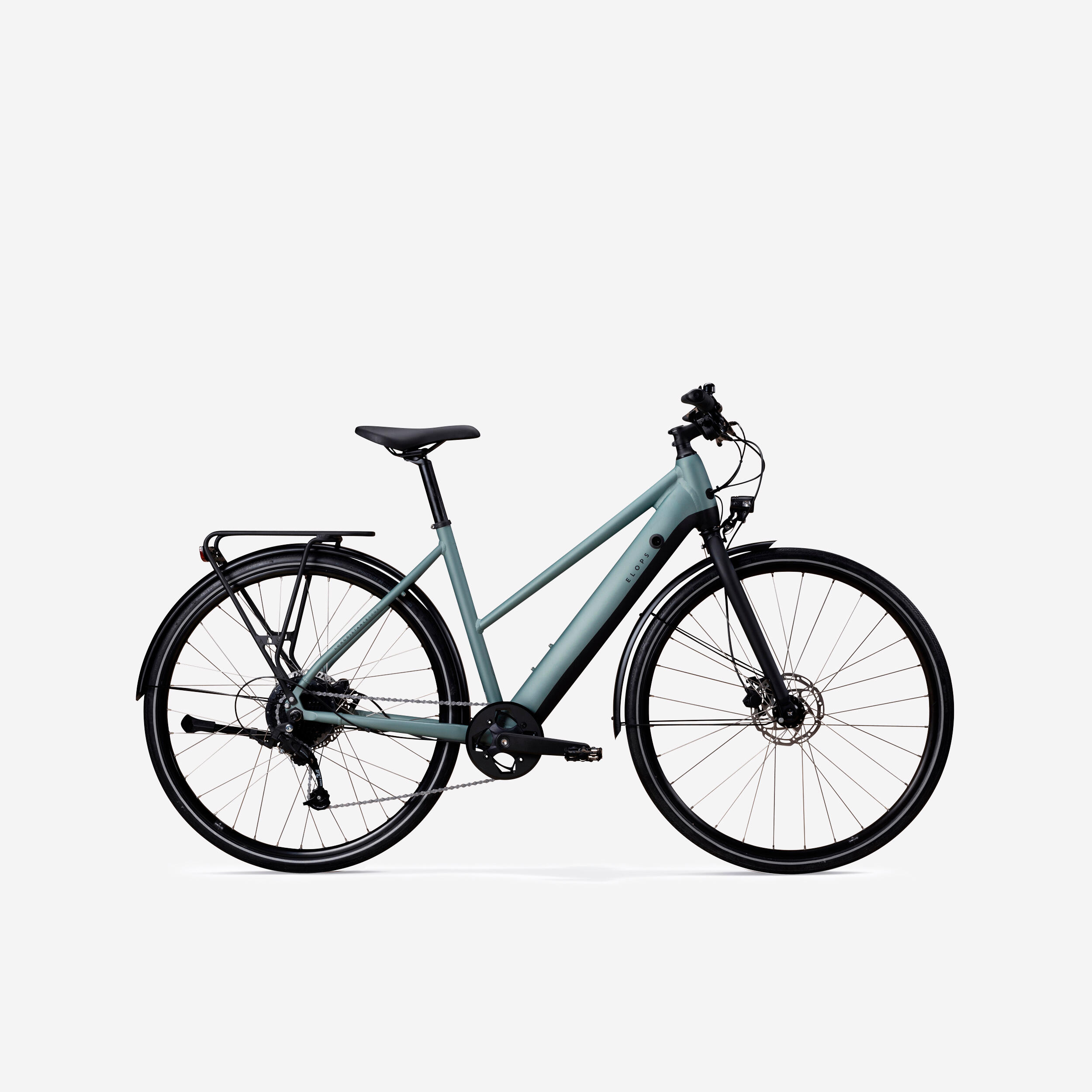 CITY BIKE ELETTRICA A PEDALATA ASSISTITA PER LUNGHE DISTANZE 500 CON TELAIO BASSO.