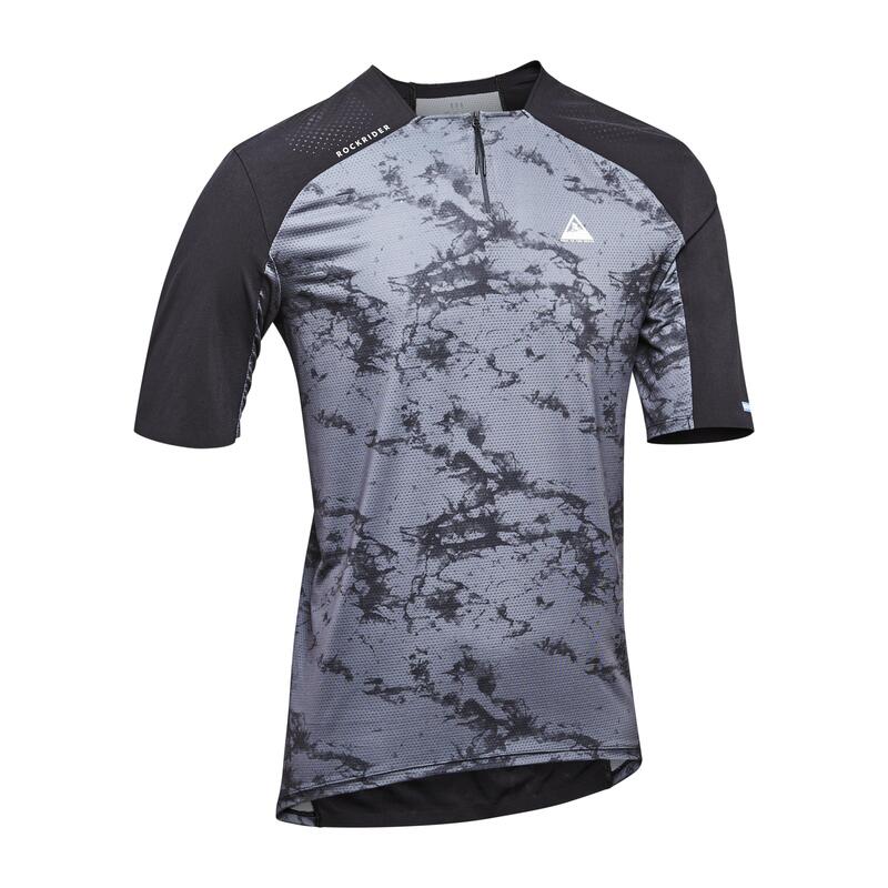 MAILLOT MANCHES COURTES VELO VTT EXPL 500 NOIR LTD