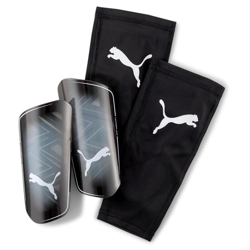 Schienbeinschoner Fussball Ultra Light Sleeve Erwachsene schwarz Puma 