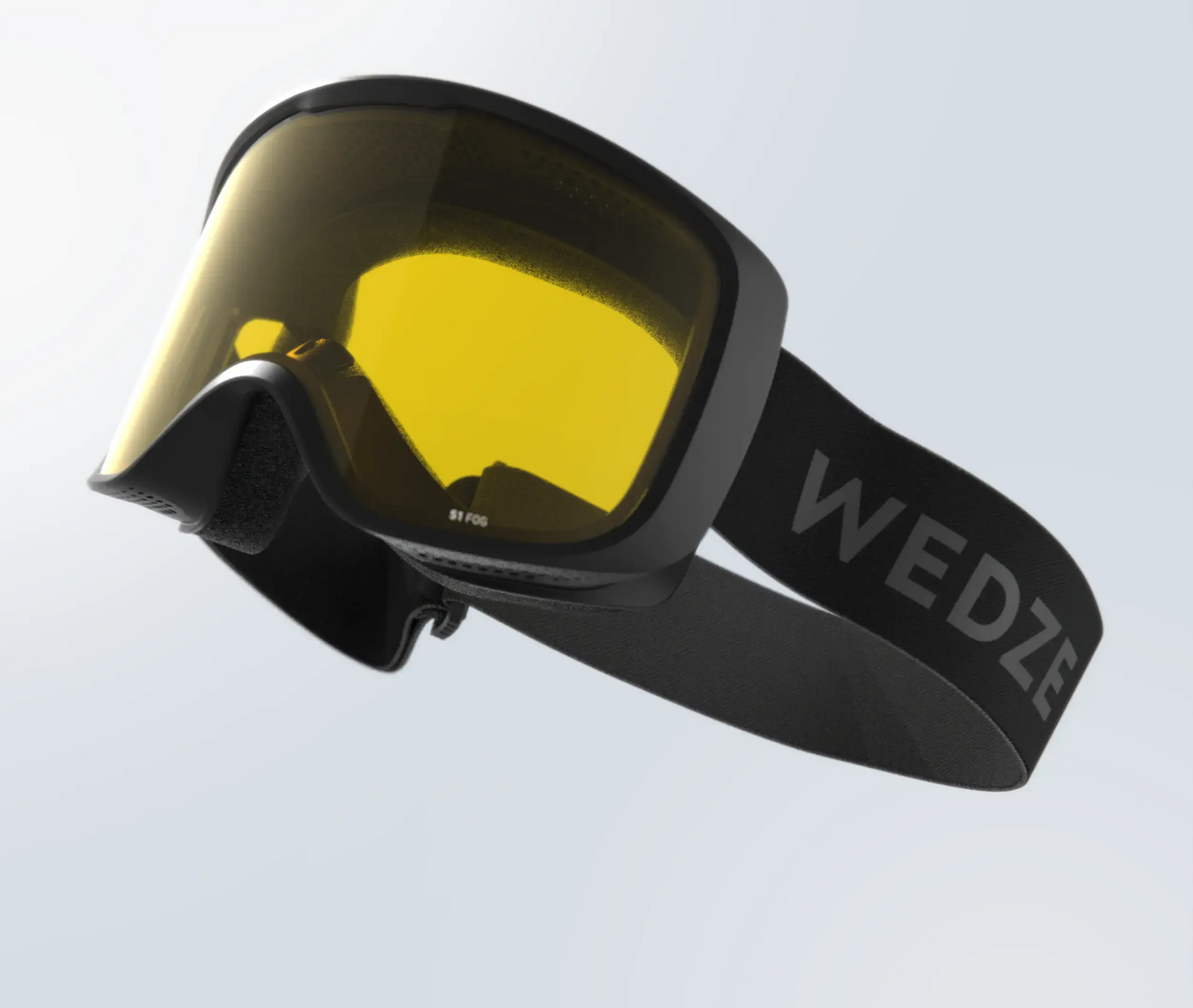 A pair of wedze ski goggle