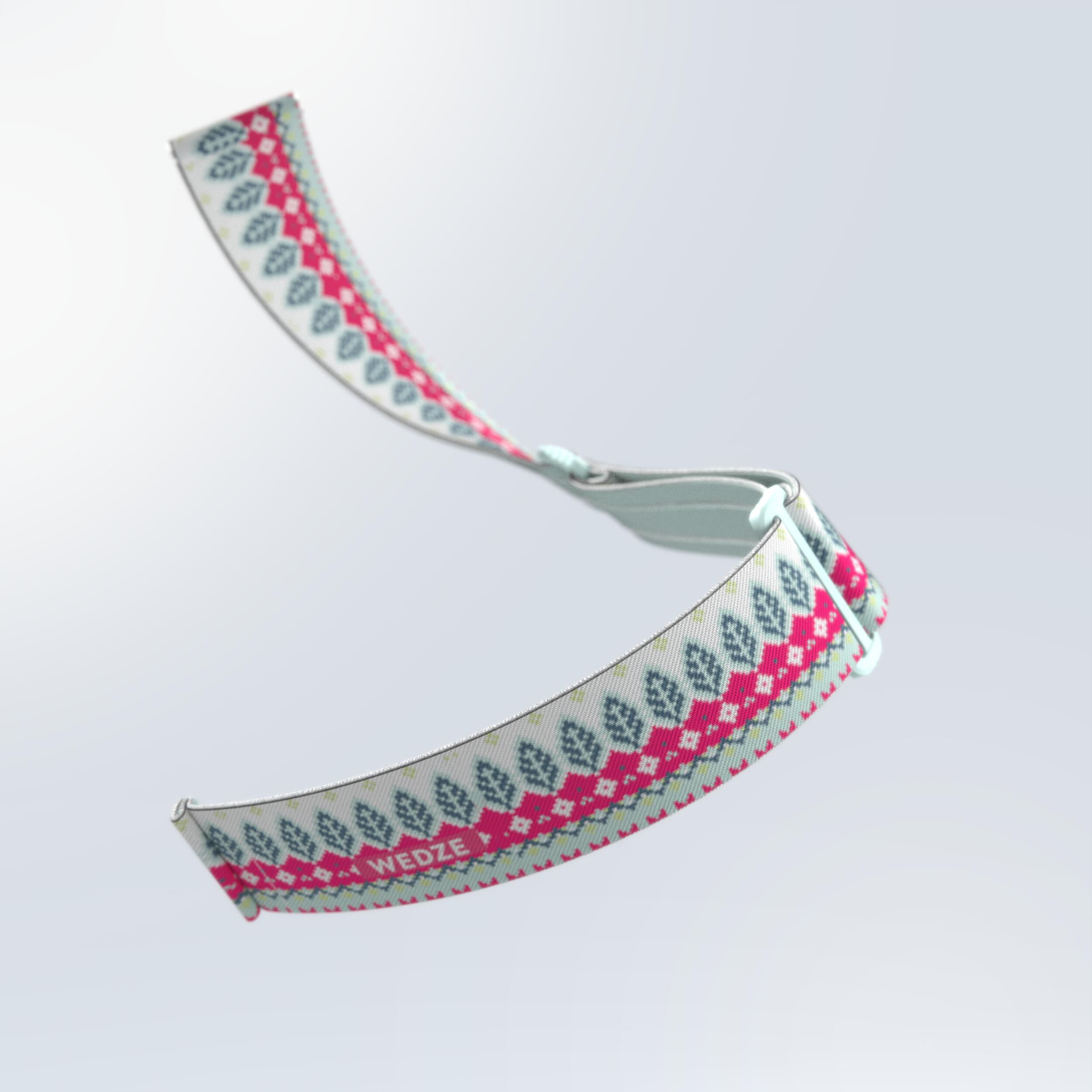 JUNIOR ADULT SKI AND SNOWBOARD GOOD WEATHER GOGGLES - G 500 S3 - JACQUARD