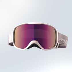 KIDS AND ADULT SKIING AND SNOWBOARDING GOGGLES GOOD WEATHER - G 500 S3 - PINK