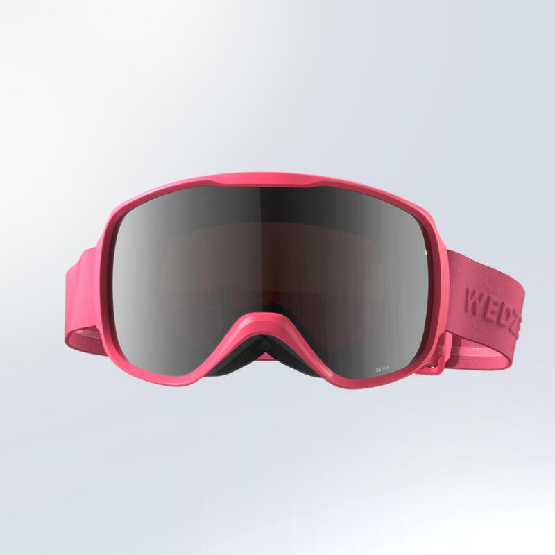 Gyerek és felnőtt síszemüveg G 500 S3, szép időre, rózsaszín