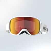 Skibrille Snowboardbrille - G 500 Allwetter photochrom Erwachsene/Kinder weiss 